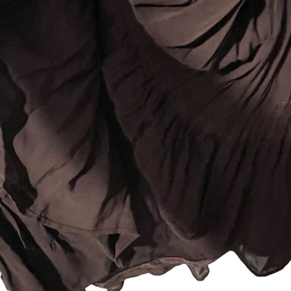 New Chocolate brown lined maxi skirt - Picture 2 of 5